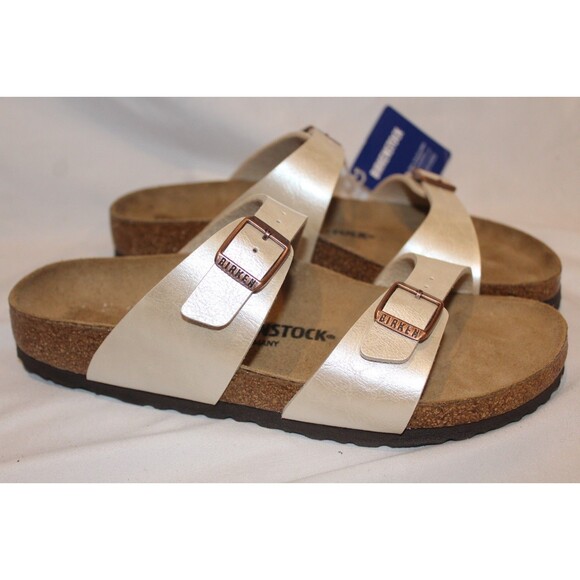 Birkenstock Sydney Big Buckle Narrow Fit Sandals ANTIQUE LACE NEW EU 40 9-9.5 - Picture 1 of 5